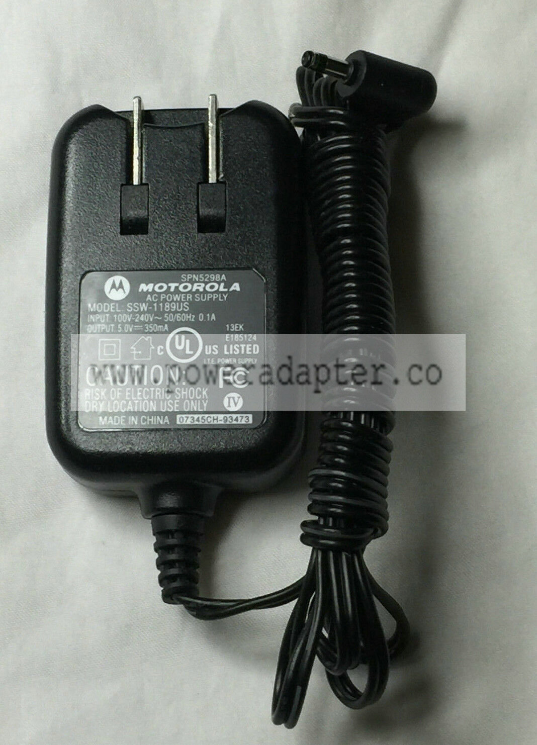 Motorola SSW-1189US Travel Adapter Charger For Motorola V170 Phone USA MPN: SSW-1189US Compatible Brand: For Motorol