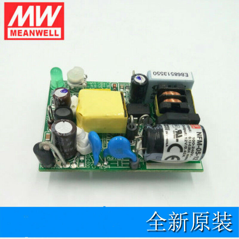 1 pcs MEAN WELL NFM-05-12 5W 12V 0.42A Switching power supply Model: MEAN WELL NFM-05-12 MPN: NFM-05-12 Brand: MEAN