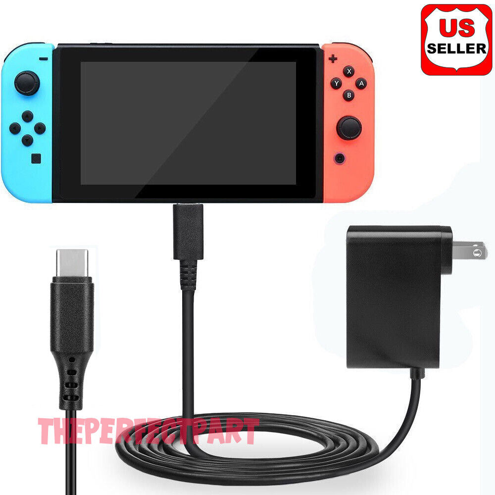 For Nintendo Switch AC Power Supply Adapter Home Wall Travel Charger Cable 2.4A Brand Unbranded/Generic Type Wall Char