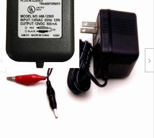 2 x 12V 500mA Adapter UPS Battery Charger for Apex power sonic PS-1250F1 UB1250 Type: AC/DC Adapter MPN: Does Not App