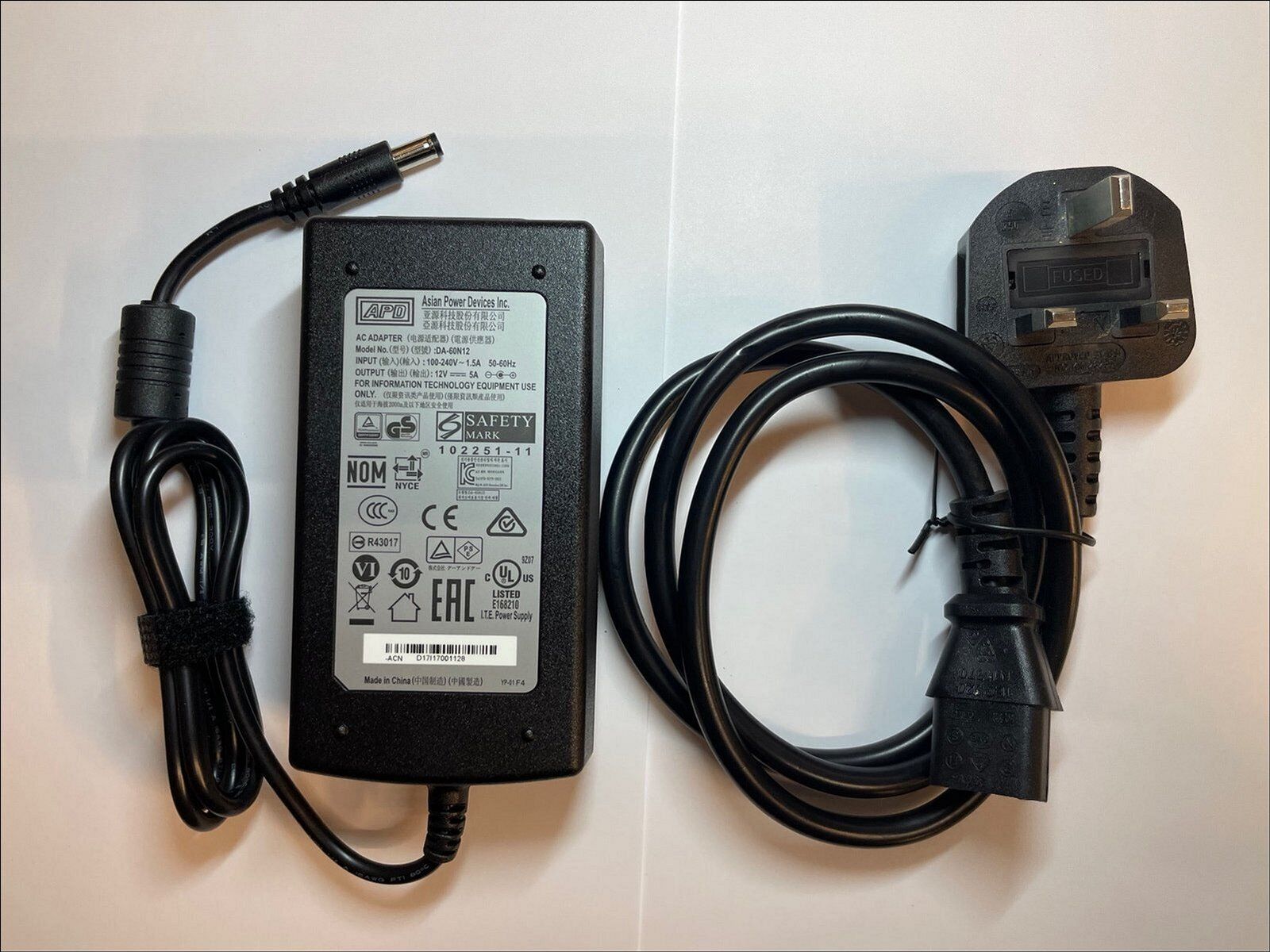 UK Replacement for 12V 4A 12.0V 4.0A BOSS ROLAND PSB-7U PSU PART AC-DC Adapter Type Power Adapter Max. Output Power 60W