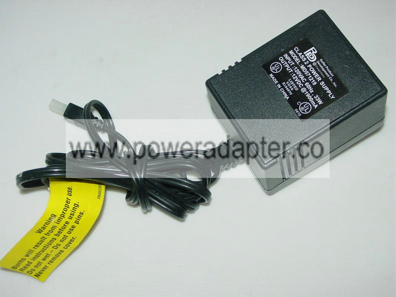 RPD Raffel Product Tranqil-Ease MD571219 Power Supply Adapter 12V DC 1900mA 2-Pin Original RPD Raffel Product Tranqil