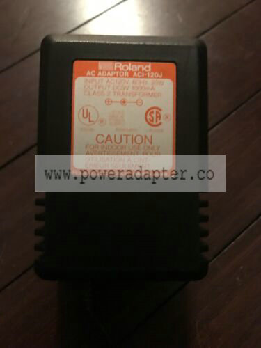 Roland PSB-4U-Repl Replacacement Power Adapter, also replaces ACJ-120 and ACO-120 Product Description AC Adapter for