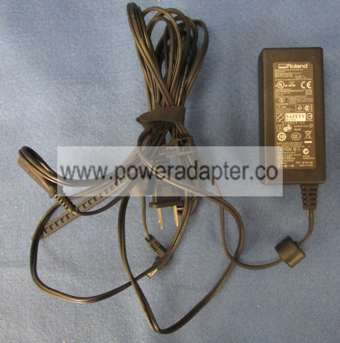 Roland SC-545ex Printer AC Power Adapter DCP-A01 Output Voltage(s): 12V Brand: Roland Type: AC/Standard Bundled Ite
