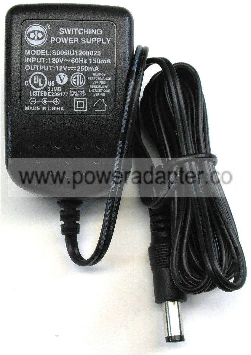 S005IU01200025 12V Genuine Vtech AT&T Switching AC Adapter Power Supply