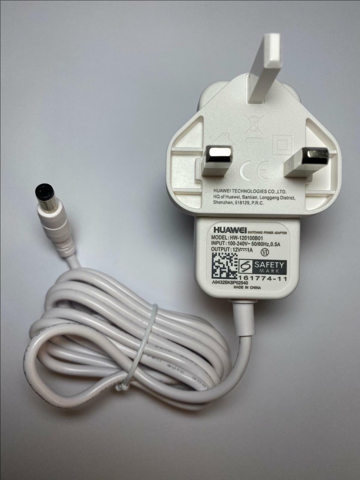 12V 1A AC-DC Switching Adaptor Power Supply for Huawei B535-232 LTE CPE Router Manufacturer Warranty 1 year Output Volt
