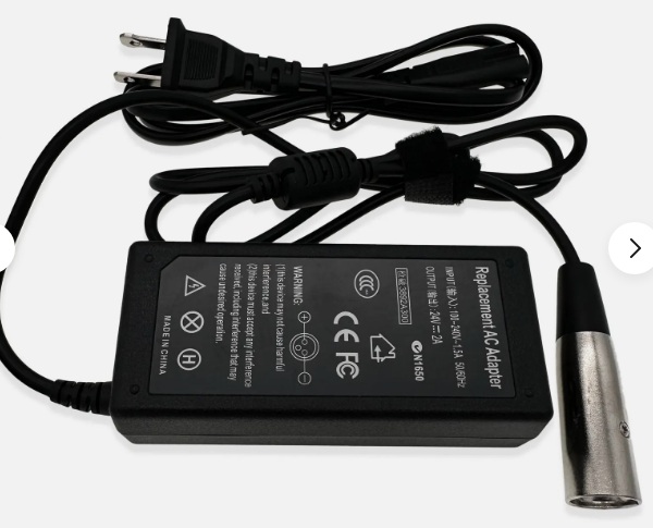 24V 2A New Electric Scooter Battery Charger for Go-Go Elite Traveller Plus HD US 24V 2A New Electric Scooter Battery Ch