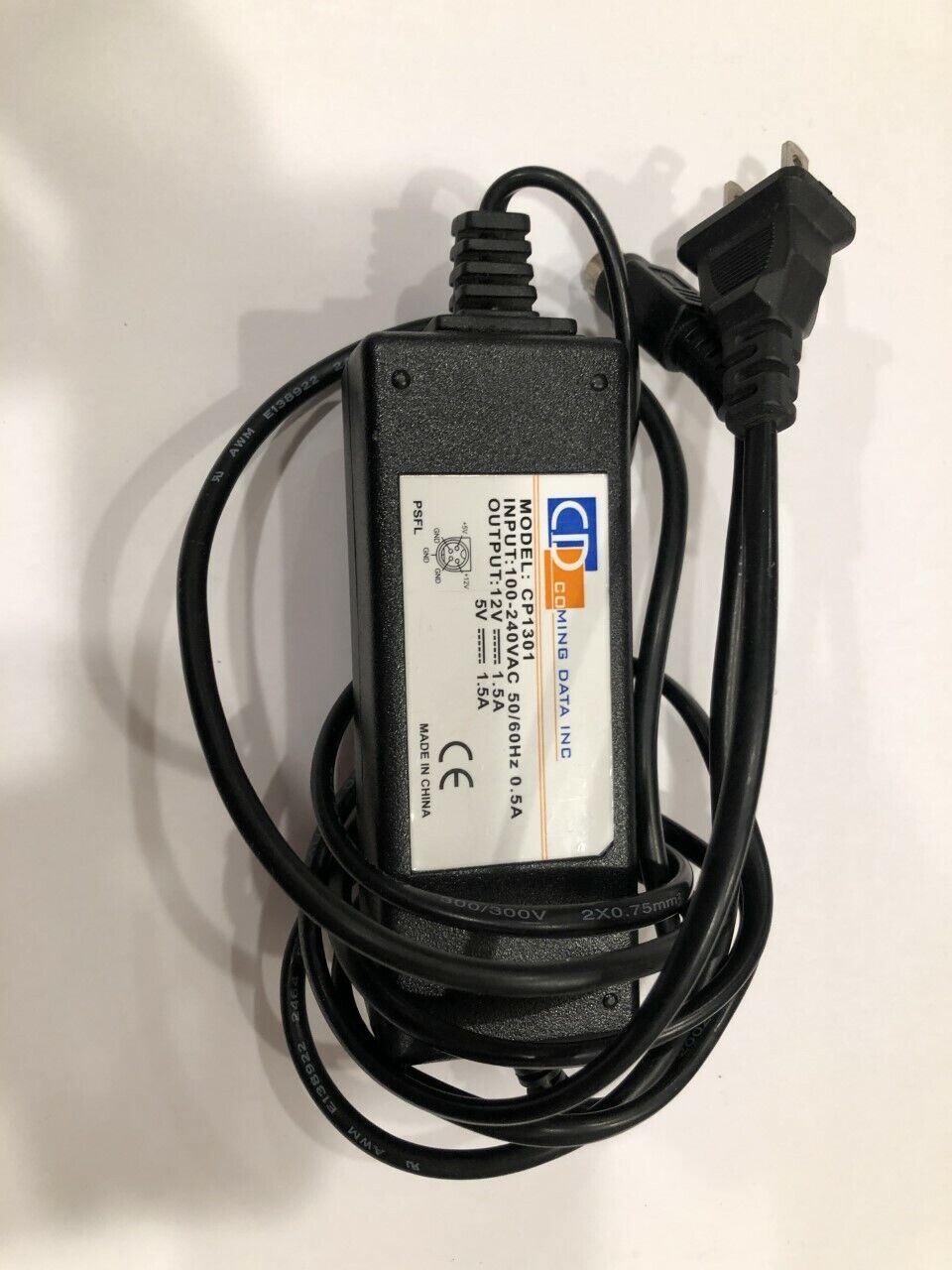 4-Pin AC Adapter For CD COMING DATA CP1240 Power Supply Cord Charger 12V Mains Type: AC/DC Adapter Features: Powered