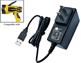 5V AC Adapter For SL10LEDS STANLEY FATMAX Spotlight 2200 Lumen Charger USBport Connection Split/Duplication: 1:1 Typ
