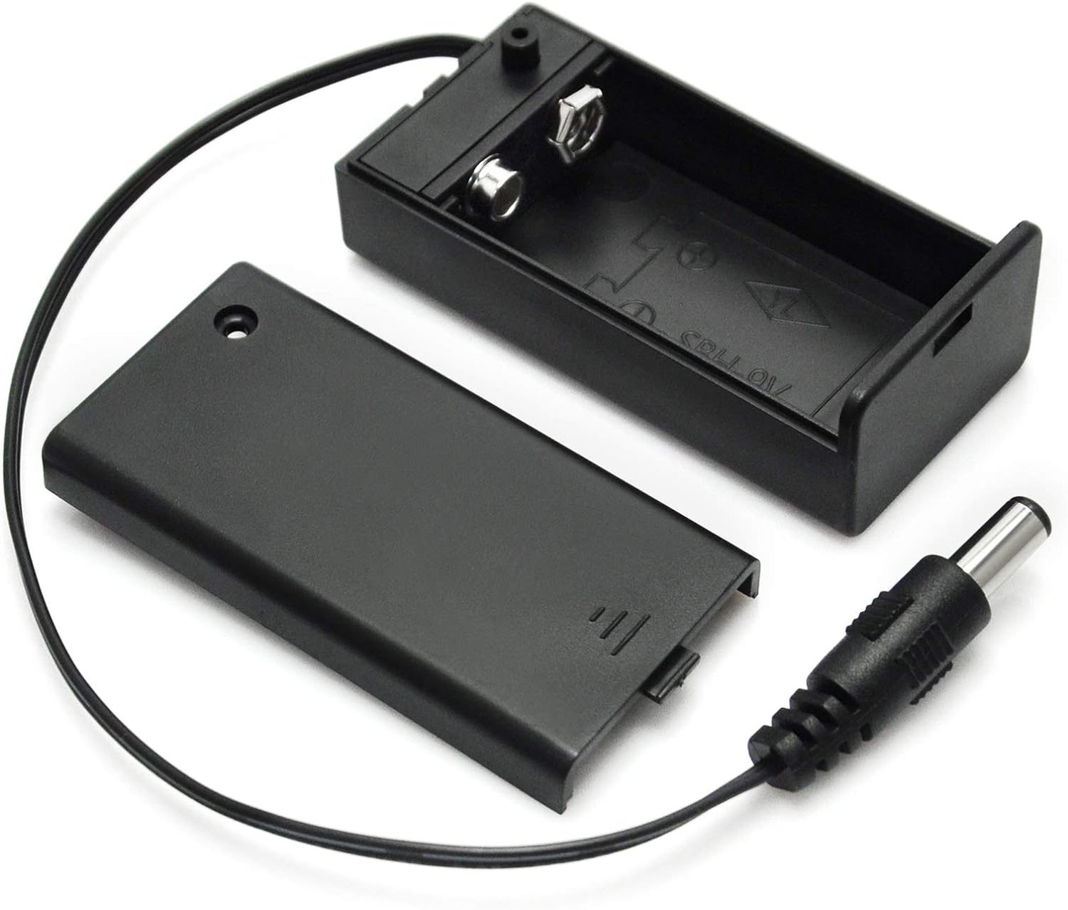 9v Battery Holder with ON/Off Switch for Arduino (Pack of 2PCS) EK2107x2 9v Battery Holder with ON/OFF Switch 9 Volt Bo