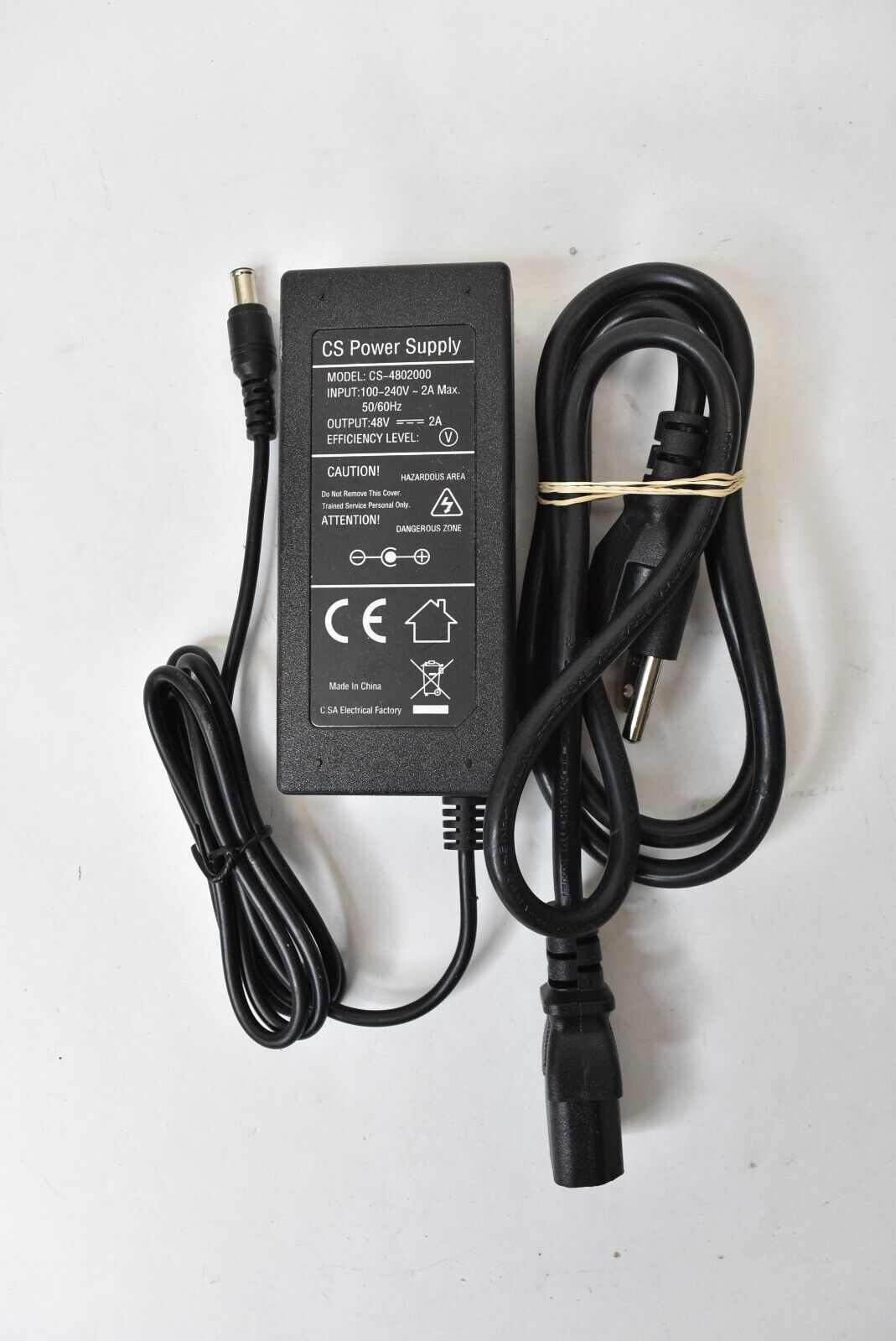 CS Power Supply Adapter Unit CS-4802000 48V 2A Brand: CS Power Type: Adapter Features: Powered CS Power Supply A