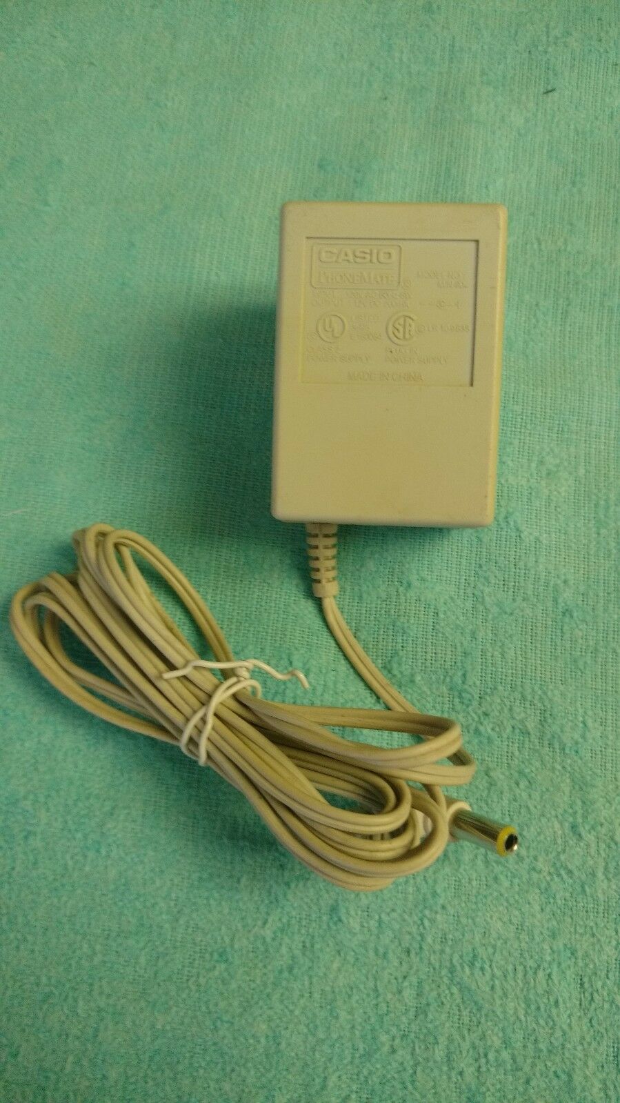 Casio PhoneMate AC Power Supply Adapter M/N-90 12V DC 200mA 5.5 x 2.1 White Model: M/N-90 Output Voltage: 12V Type: