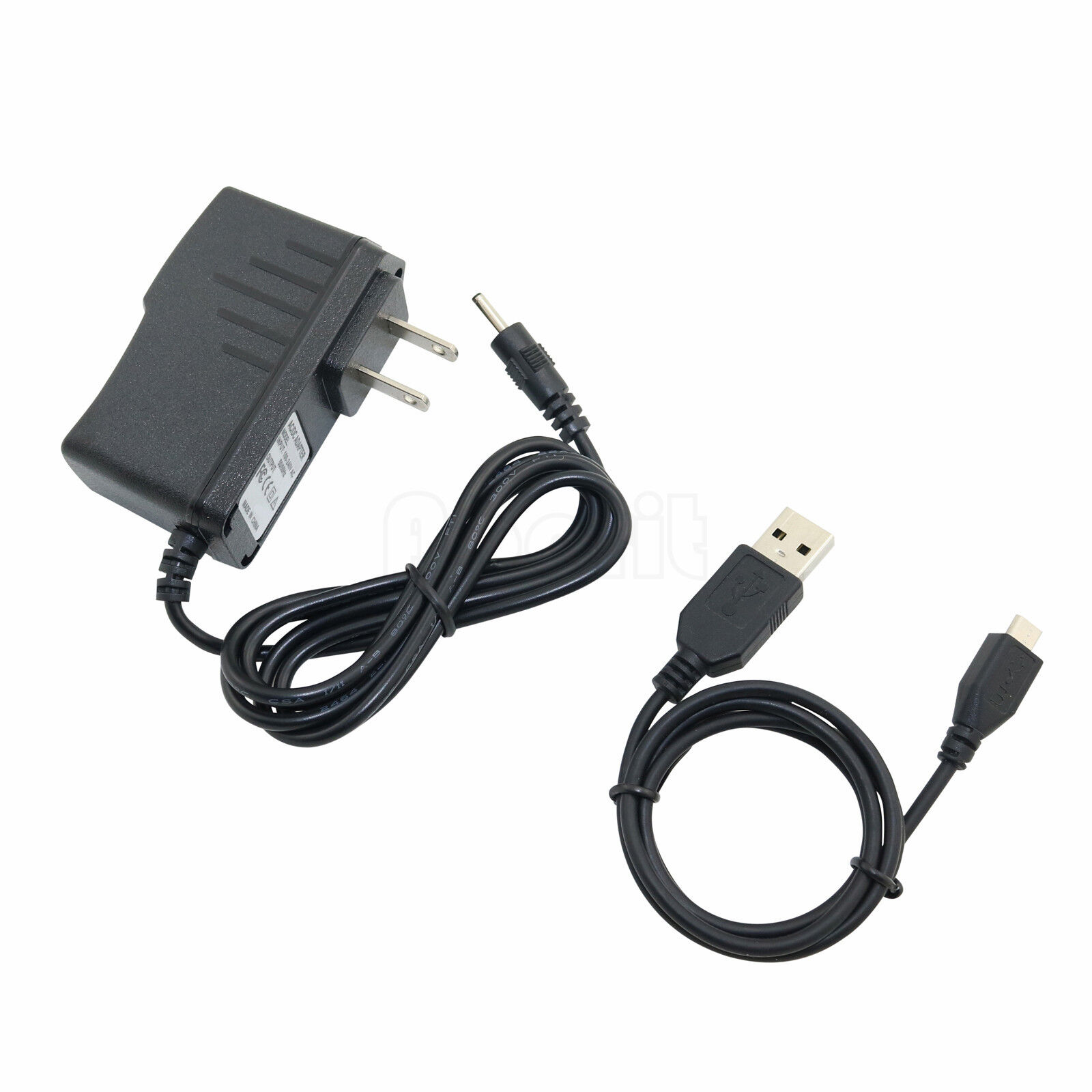 AC Adapter Power Charger + USB Cord for Nextbook Premium 10se NEXT10P12 Tablet AC Adapter Power Charger + USB Cord for