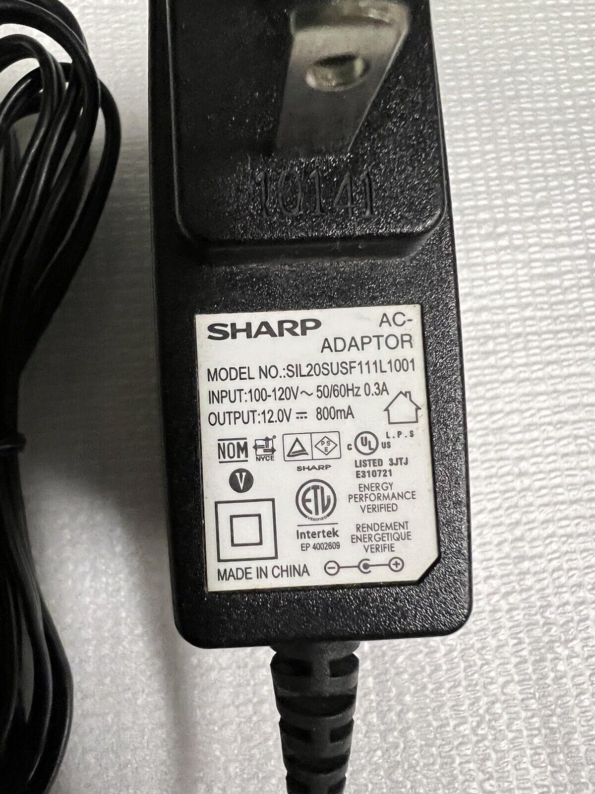 Sharp XE-A107 XEA107 Cash Register Adapter Adaptor Charger Genuine Compatible Brand For Sharp Type AC/DC Adapter Compat