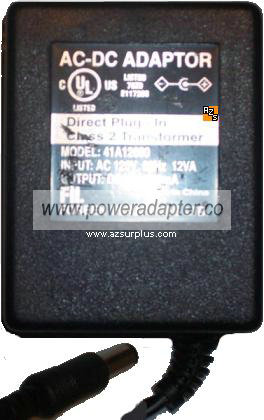 GE 41A12600 AC Adapter 12VDC 600mA Power Supply DIRECT PLUG IN C - Click Image to Close