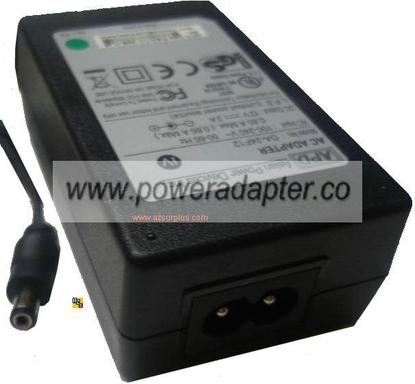 ASIAN POWER APD DA-24F12 AC ADAPTER 12V 2A For External HDD - Click Image to Close