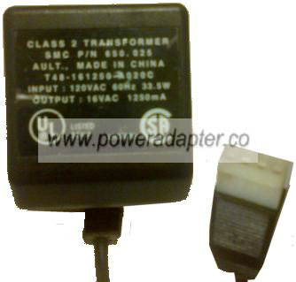 AULT T48-161250-A020C AC ADAPTER 16VA 1250mA NEW 4-PIN CONNECTO - Click Image to Close