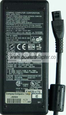 COMPAQ 401882-001 AC ADAPTER 18.5VDC 4.5A 45W MAX NEW