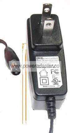 DVE DSC-6PFA-05 FUS 070070 AC ADAPTER 7V 0.7A SWITCHING POWER SU - Click Image to Close