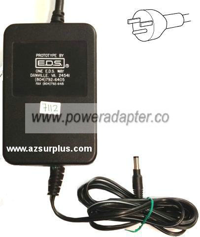EVER CORP EDS 11115 AC ADAPTER 12VDC 1A NEW -( )- 2.4x5.5mm 120