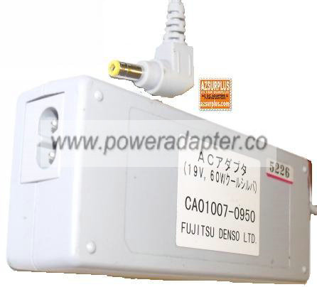 FUJITSU CA1007-0950 AC ADAPTER 19V 60W LAPTOP POWER SUPPLY - Click Image to Close
