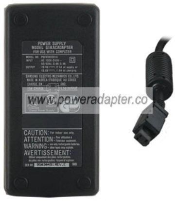 GATEWAY2000 PSCV380301A AC ADAPTER 15.5VDC 2.3A 15VDC 1.6A NEW - Click Image to Close