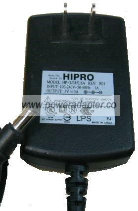HIPRO HP-OJ015L6A AC ADAPTER 5V 3A NEW