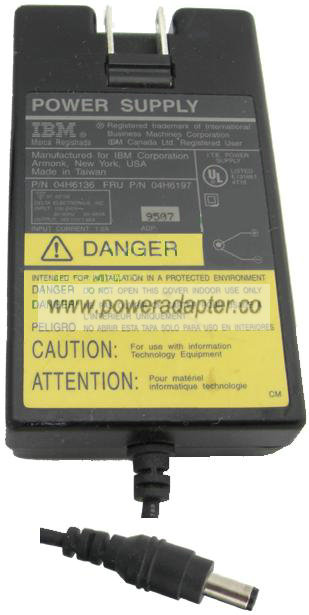 IBM ADP-30FB 04h6197 AC DC Adapter 16V 1.88A 04h6136 Charger Pow - Click Image to Close