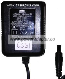 JOBMATE AD35-04503 AC ADAPTER 4.5VDC 300mA NEW 2.5x5.3x9.7mm - Click Image to Close