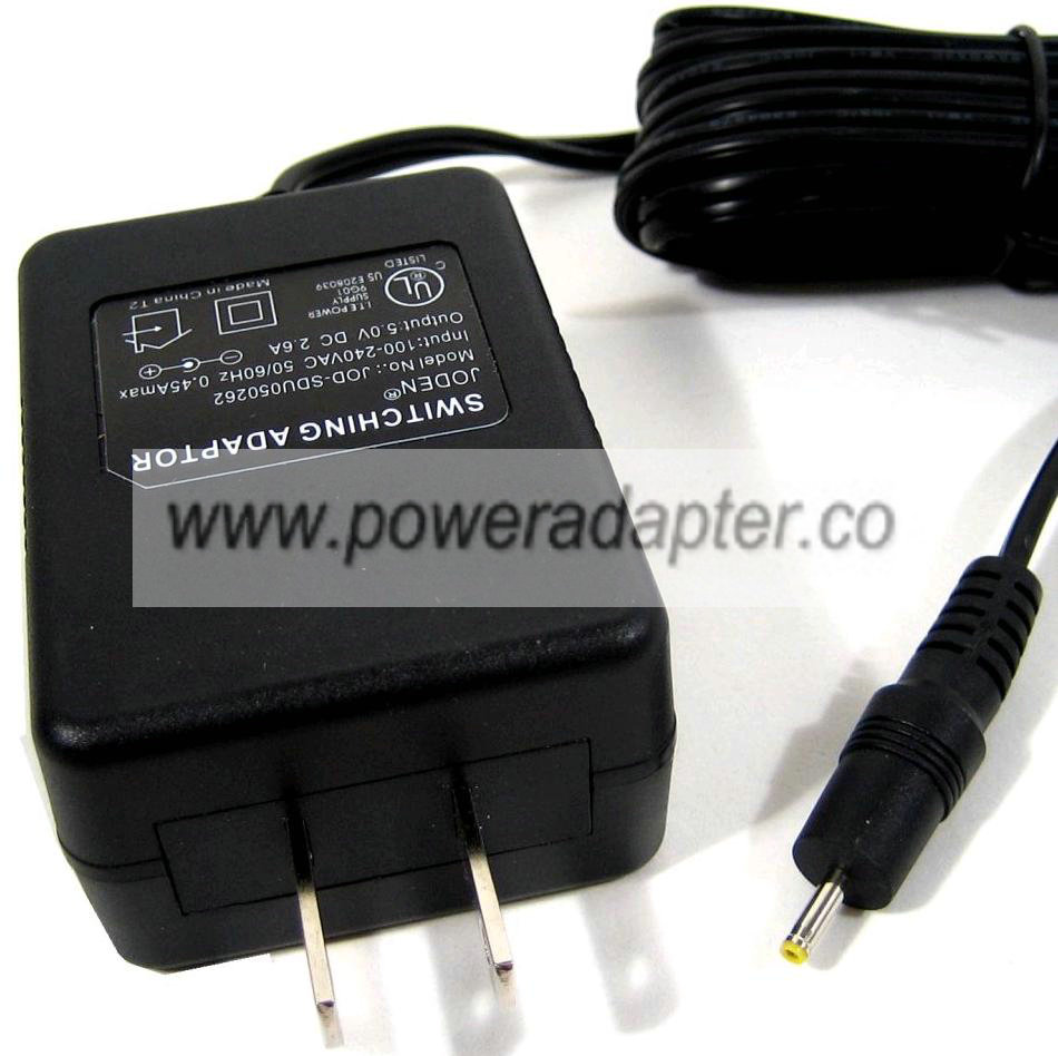 JODEN JOD-SDU050262 AC DC ADAPTER 5V 2.6A POWER SUPPLY - Click Image to Close