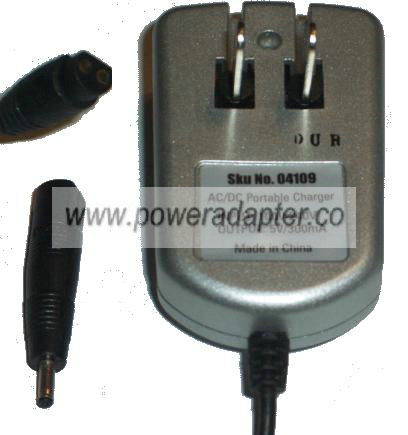 JUST WIRELESS 04109 AC DC ADAPTER 5V 300mA POWET SUPPLY - Click Image to Close