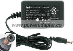 LEI MT20-21120-A01F AC ADAPTER 12VDC 750mA NEW 2.5x5.5mm -( )- - Click Image to Close