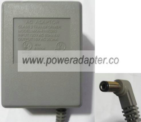 MKA-41160250 AC ADAPTER 16VAC 250mA POWER SUPPLY Nortal Phone - Click Image to Close