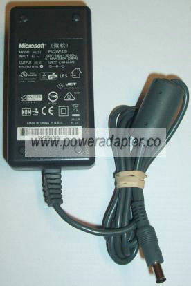 MICROSOFT PSC24W-120 AC ADAPTER 12VDC 2.0A ITE POWER SUPPLY LEVE - Click Image to Close