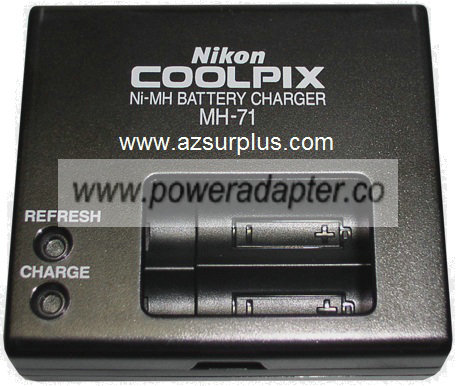 NIKON COOLPIX MH-71 Ni-MH BATTERY CHARGER 1.2V DC 1A X2 NEW - Click Image to Close