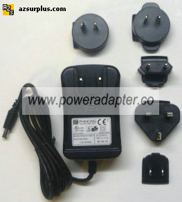 PHIHONG PSA12R-180KIT INTERCHANGEABLE PLUGS AC ADAPTER 18VDC - Click Image to Close