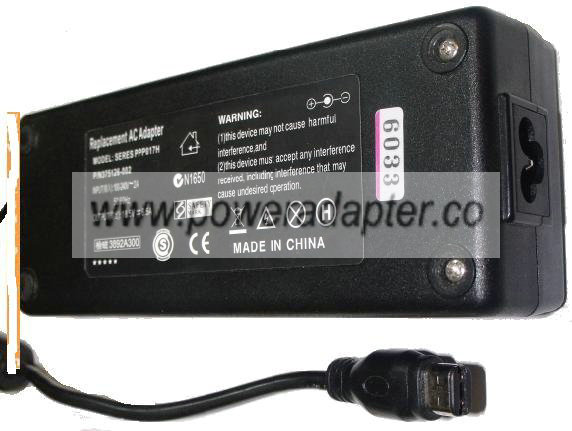 PPP017H REPLACEMENT AC ADAPTER 18.5V 6.5A LAPTOP POWER SUPPLY Fo