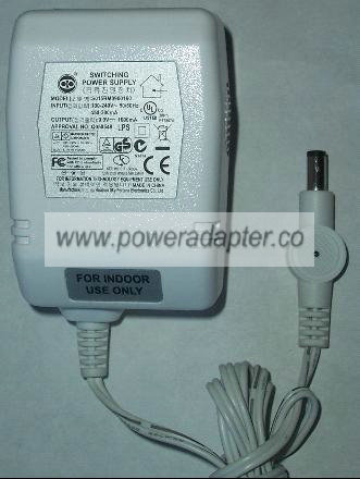 HUIZHOU SWITCHING POWER SUPPLY S015BM0900160 AC ADAPTER 9V 1.6A - Click Image to Close