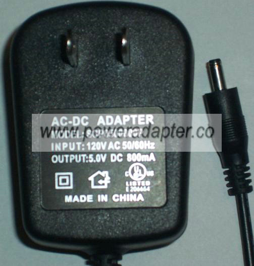 SCP0500800P AC DC ADAPTER 5V 800MA POWER SUPPLY
