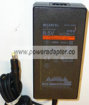 SONY SCPH-70100 AC ADAPTER E221142 8.5VDC 5.65A PS2- - Click Image to Close