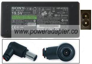 SONY VGP-AC19V10 AC ADAPTER 19.5VDC 4.7A NOTEBOOK POWER SUPPLY - Click Image to Close