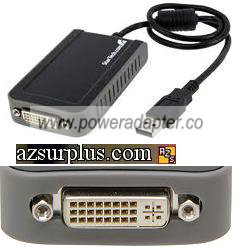STARTECH USB2DVIE2 USB to DVI External Dual Monitor Video Adapte - Click Image to Close