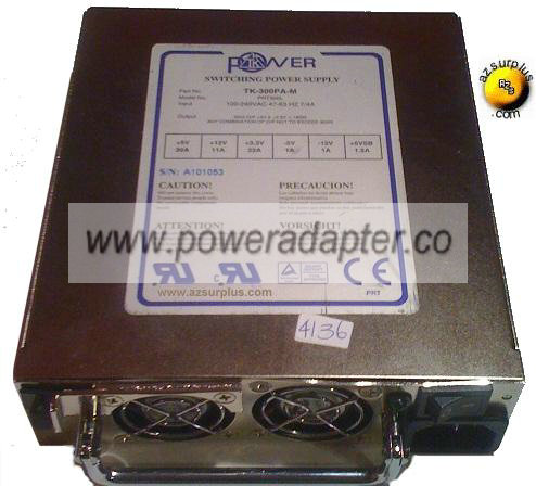 TK POWER PRT300L SWITCHING POWER SUPPLY 12vdc 11A 5V 30A 160W TK - Click Image to Close