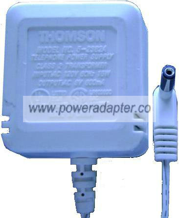 Thomson 5-2382A AC Adapter 9VAC 600mA LINEAR POWER SUPPLY - Click Image to Close