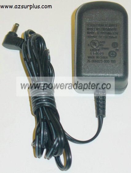 U075025D12 AC ADAPTER 7.5VDC 250mA CLASS 2 POWER SUPPLY - Click Image to Close