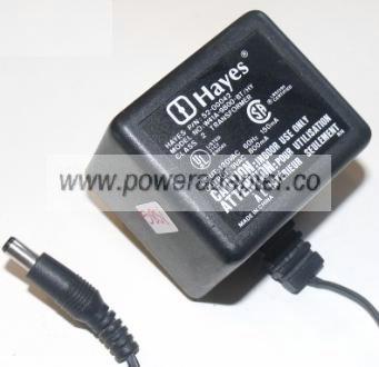 HAYES W41A-9800-BT/HY AC ADAPTER 9VAC 800mA NEW - Click Image to Close