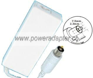 AC Power Adapter 24VDC 1.875A 45W Apple G4 iBook PowerBook A1036 - Click Image to Close