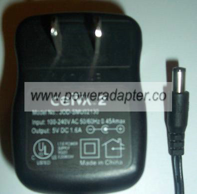 CEIVA2 JOD-SMU02130 AC ADAPTER 5VDC 1.6A POWER SUPPLY - Click Image to Close