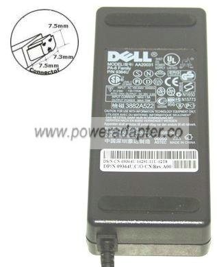 DELL AA20031 AC ADAPTER 20VDC 3.5A 70W foDell Latitude C series - Click Image to Close