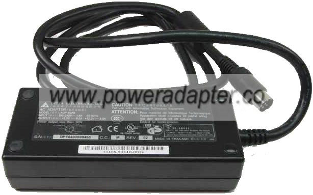 DELTA ADP-62AB AC ADAPTER 3.5VDC 8A 12.2V 3A NEW 7PIN 13mm Din - Click Image to Close